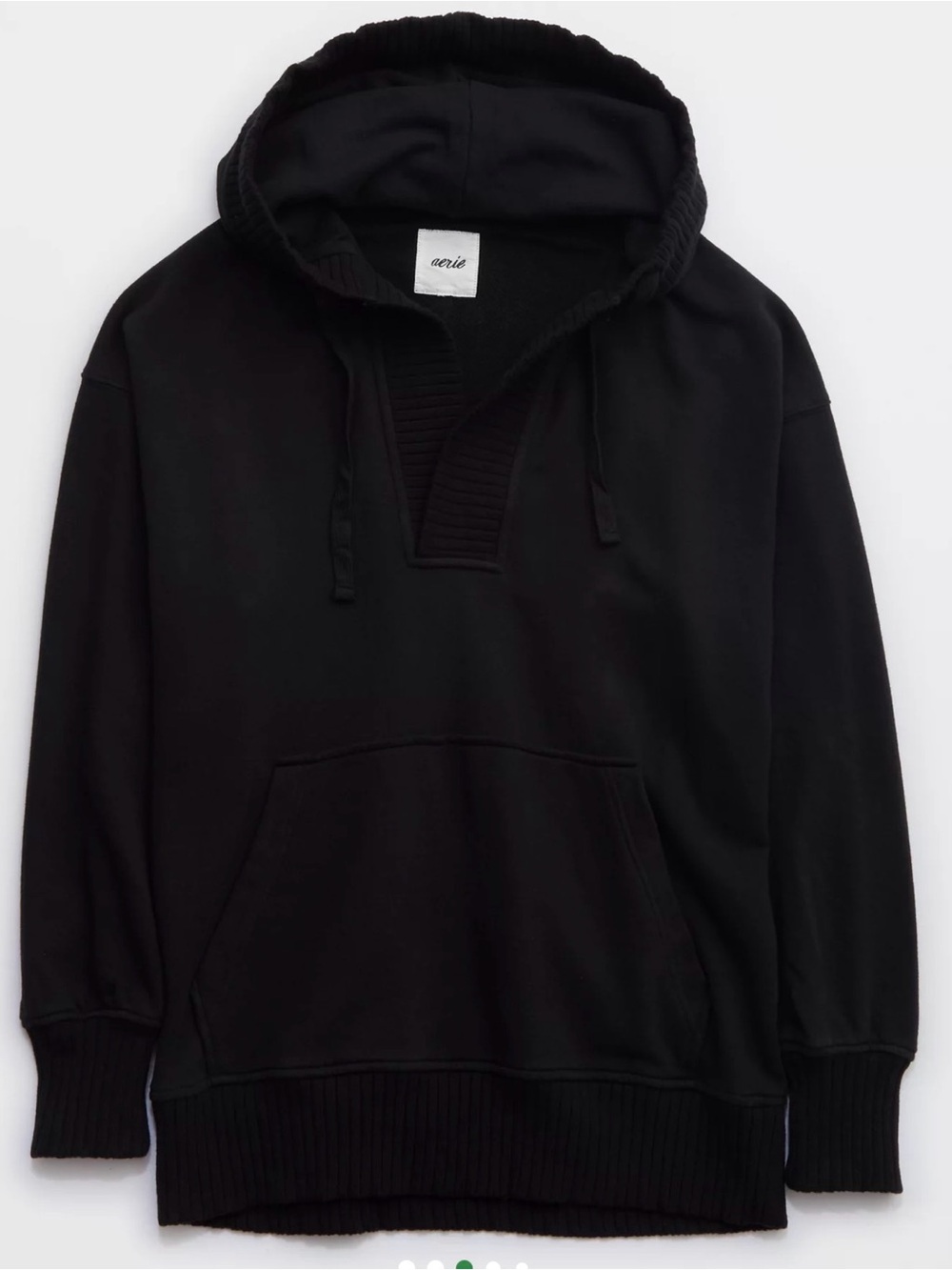 Aerie Down-To-Earth Henley Hoodie XS